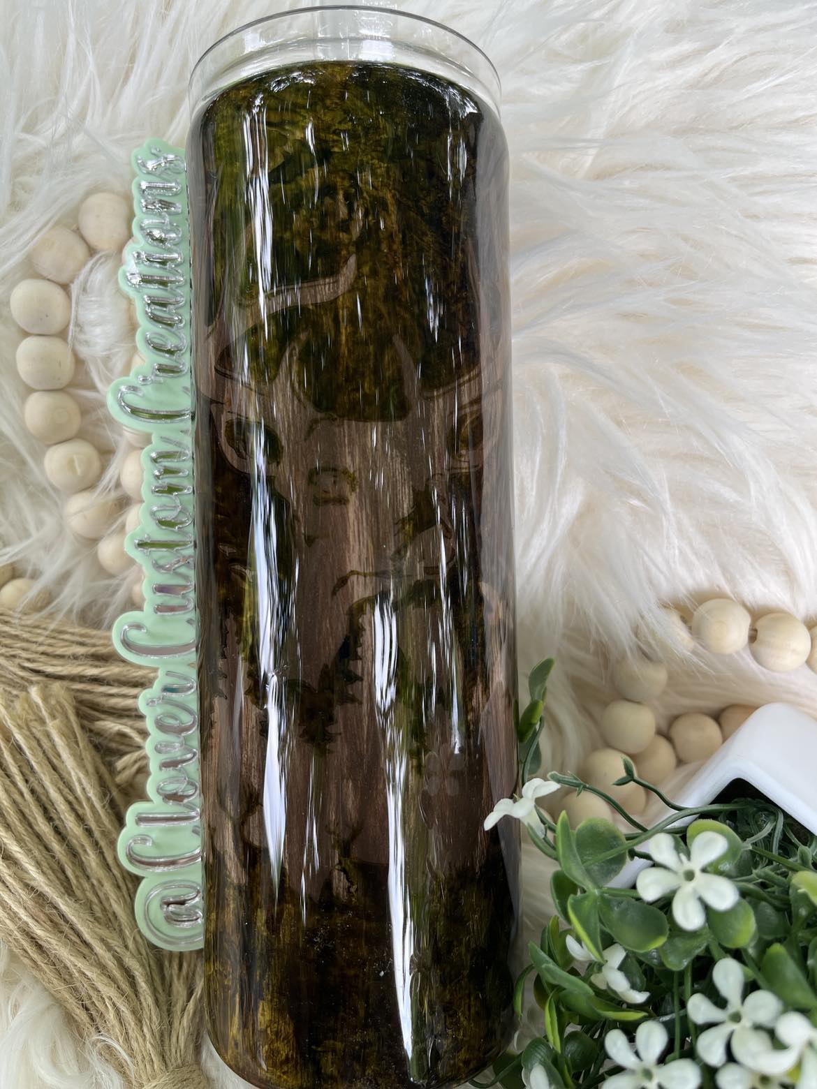 20oz Deer Camo Skinny Tumbler