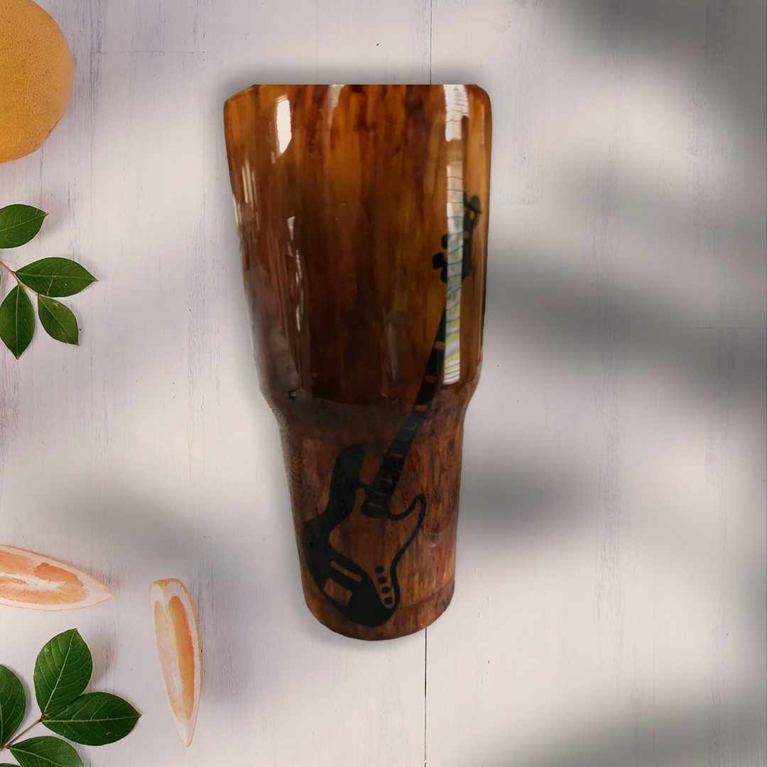 30oz Woodgrain Modern Curve Tumbler