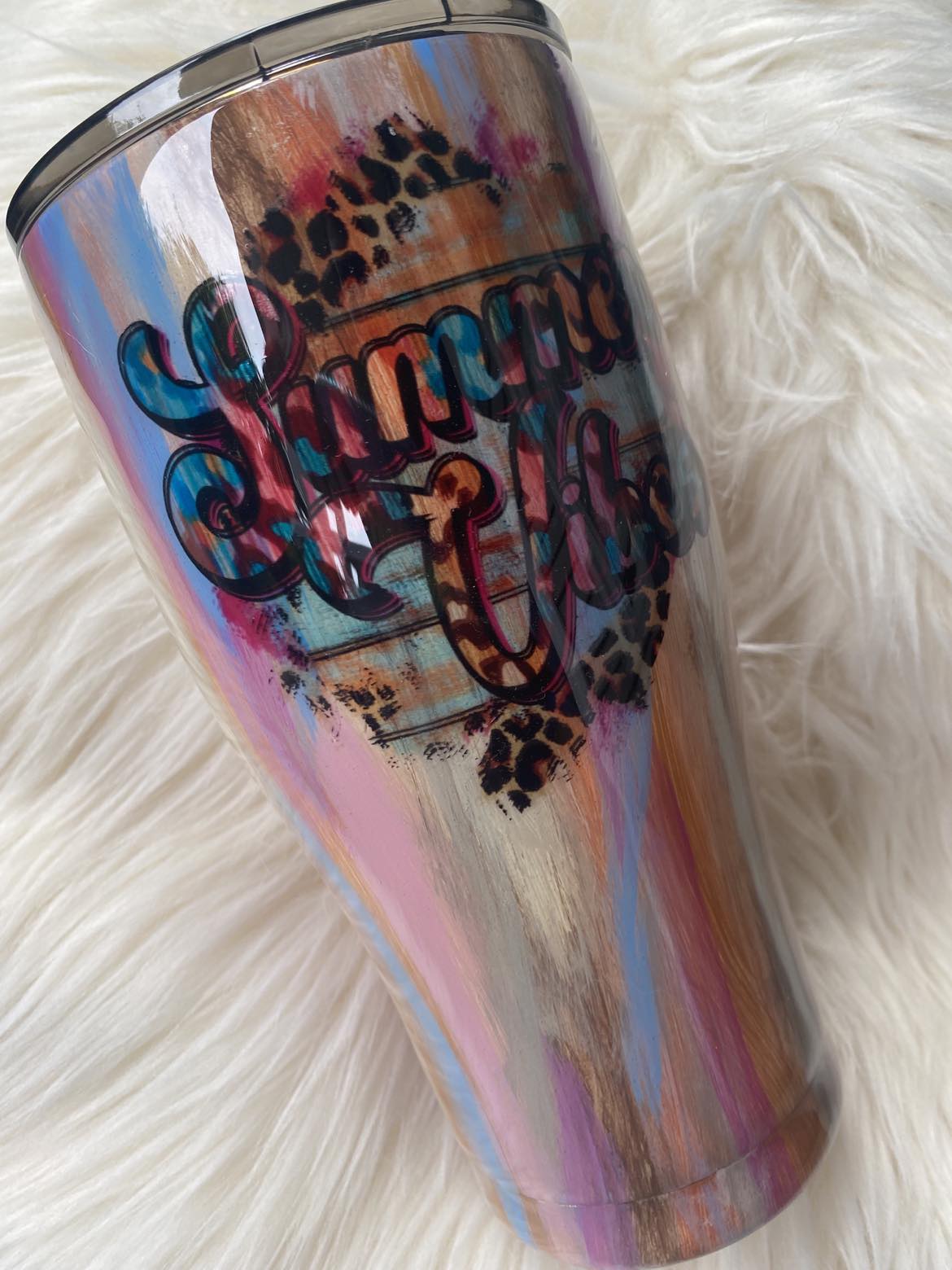 30oz Summer Vibes Modern Curve Tumbler