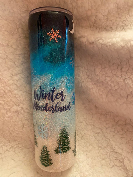 30oz Winter Wonderland Skinny Tumbler