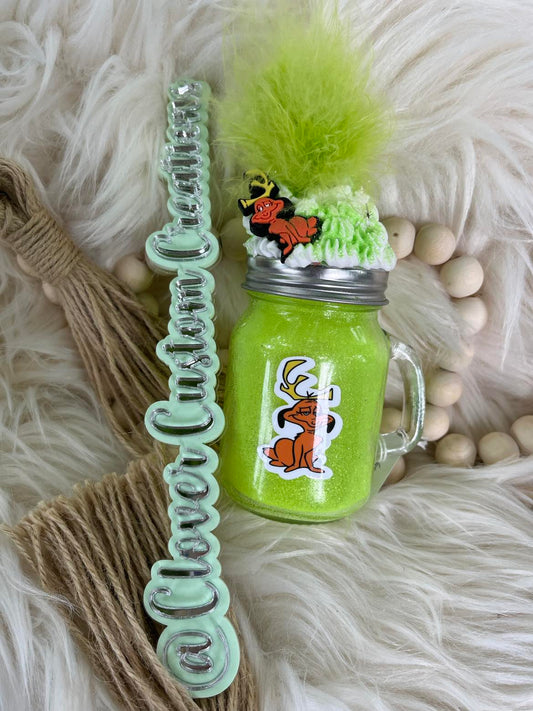 Mason Jar Grinch Max Mini Mug